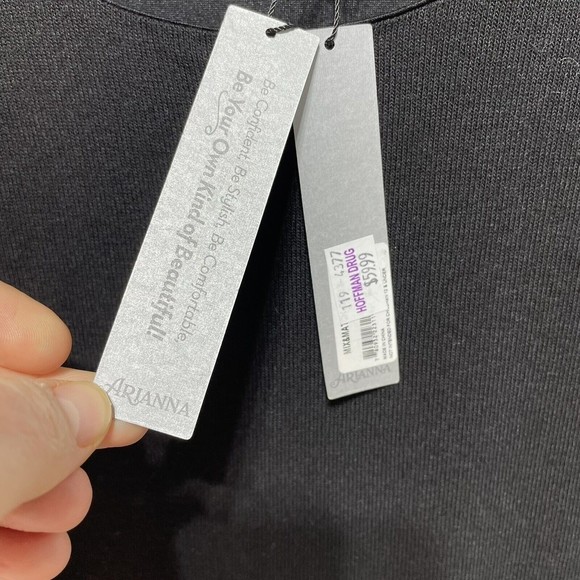 New Arianna By Howard’s Womens Black Dress, Small/Medium, Sleeveless, NWT - Picture 3 of 10